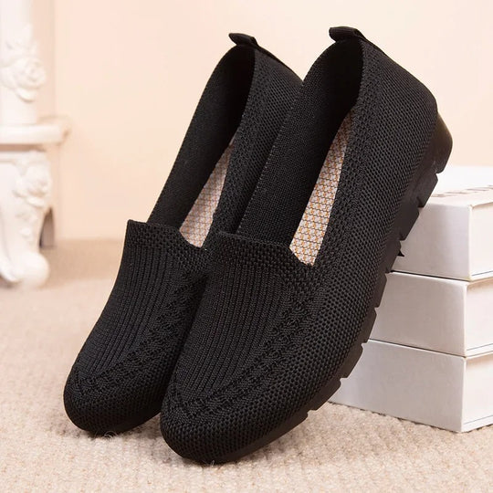 Åndbare slip-on-loafers til kvinder