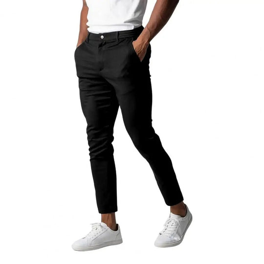 Slim fit forretningsbukser til mænd