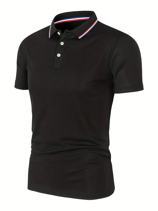 Herre afslappet åndbar poloshirt