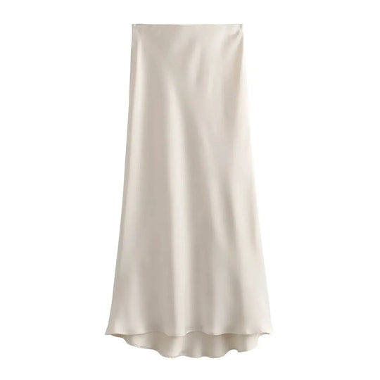 Kvinders Slim Fit Satin Snøre-kjole