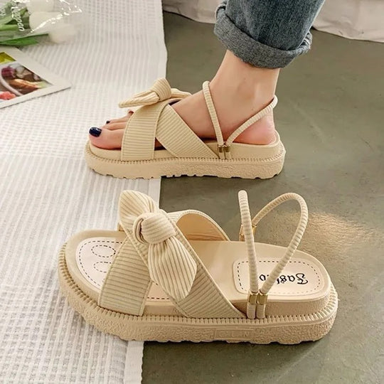Sommer-sandaler med platform til kvinder