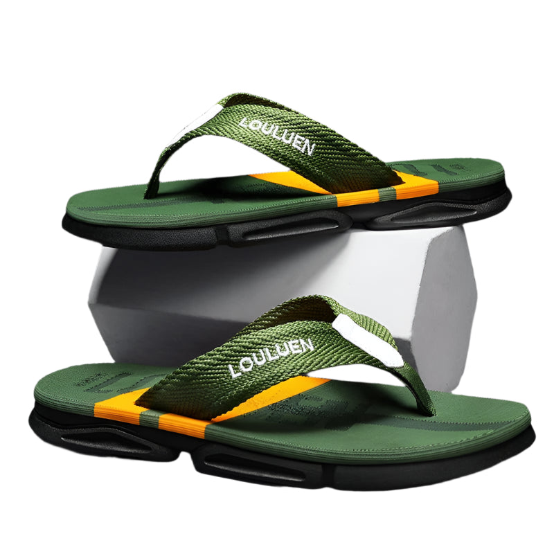 Skridsikre strandtøfler til mænd