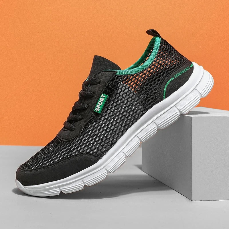 Letvægts sneakers i mesh til mænd