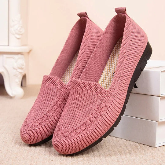 Åndbare slip-on-loafers til kvinder