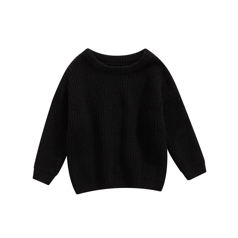 Casual strikket pullover til børn