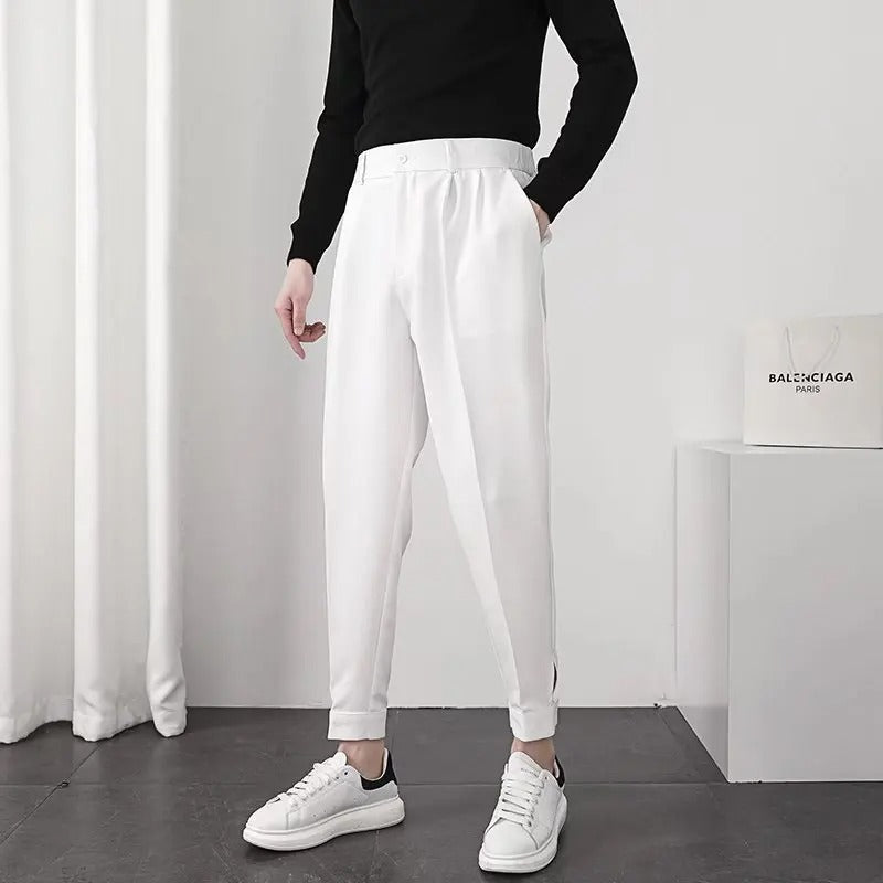 Pleated Tapered Blazer Bukser til mænd