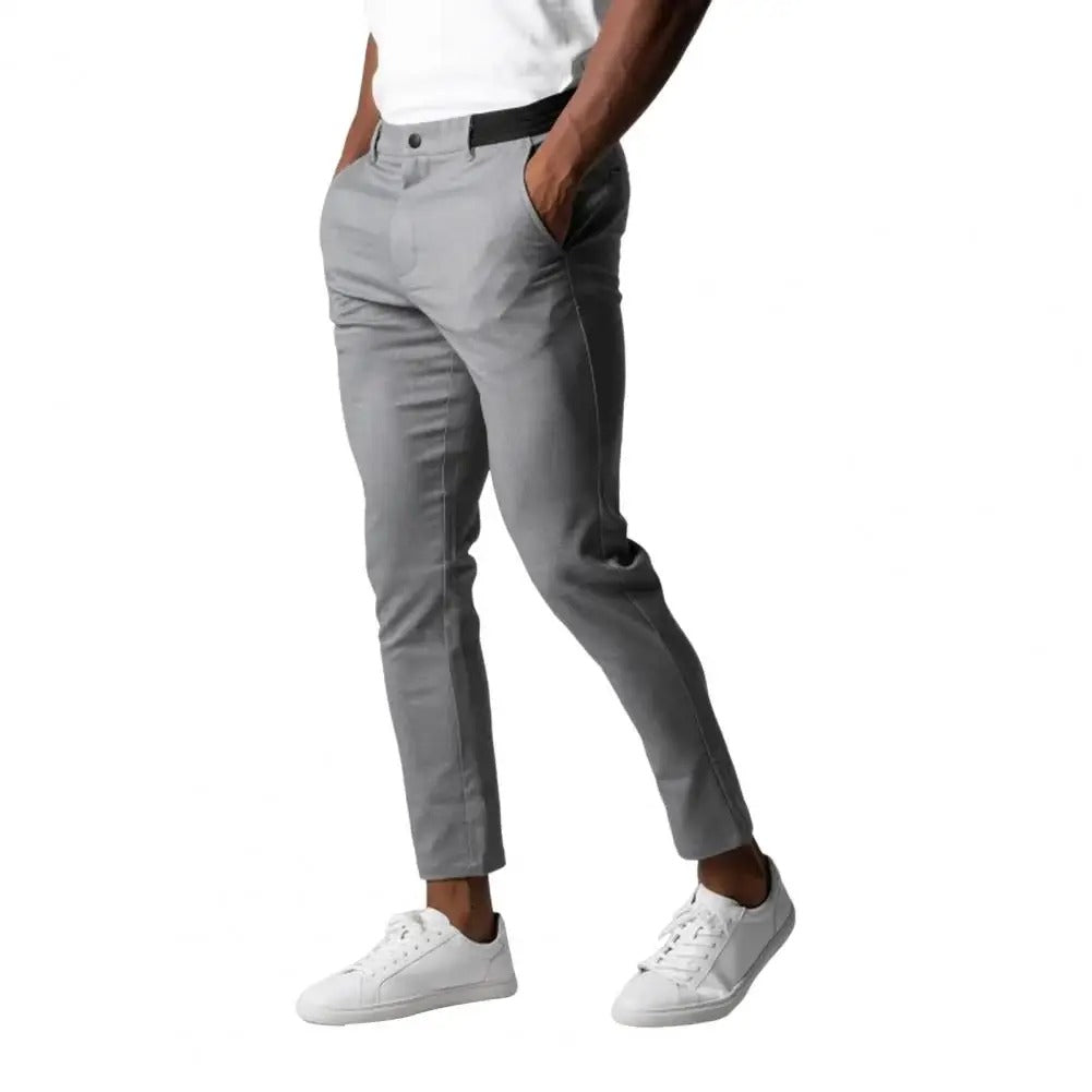 Slim fit forretningsbukser til mænd
