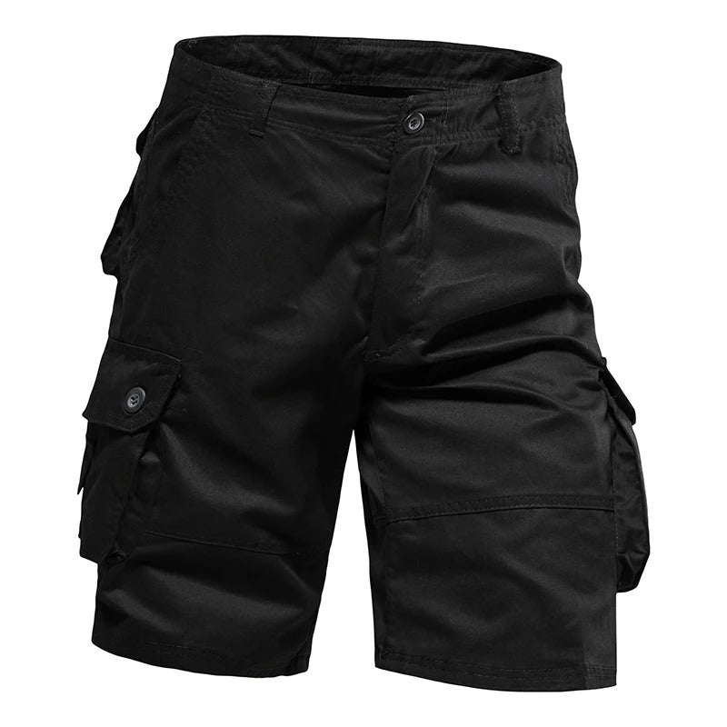 Cargo-shorts i bomuld til mænd