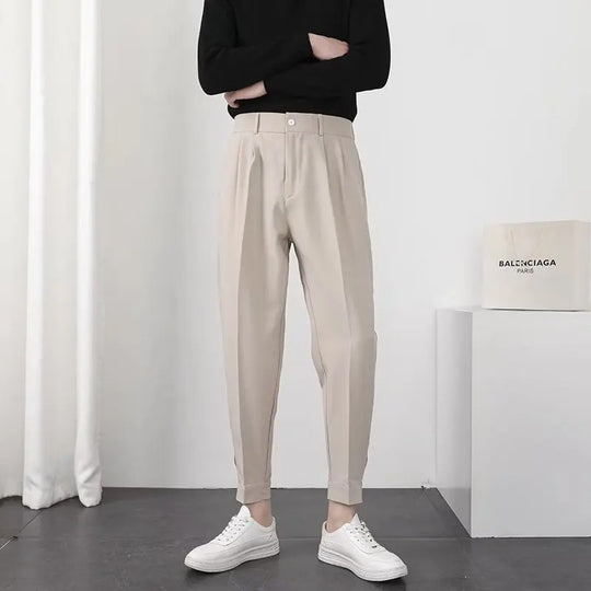 Pleated Tapered Blazer Bukser til mænd