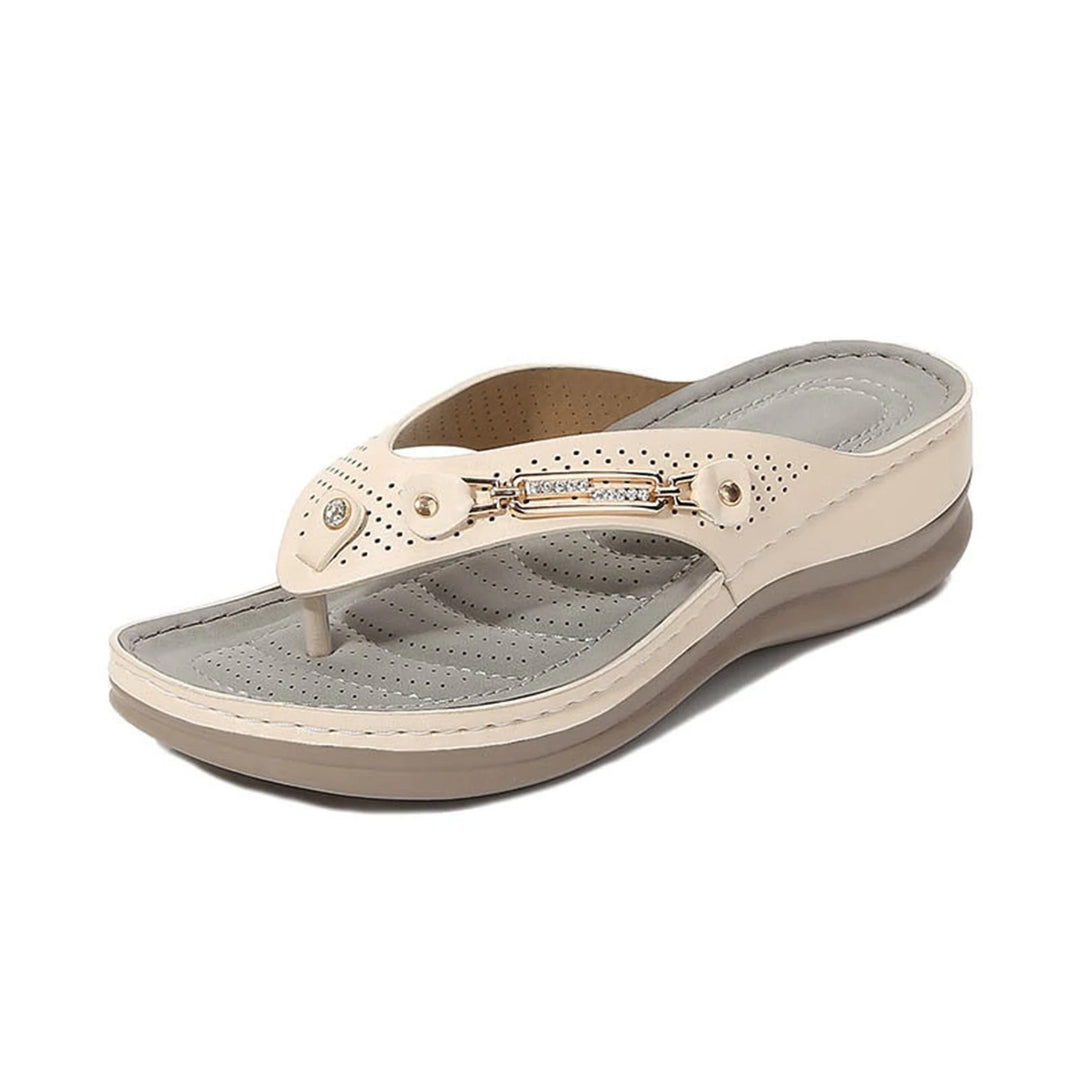 Dame ortopædiske flip-flopsandaler