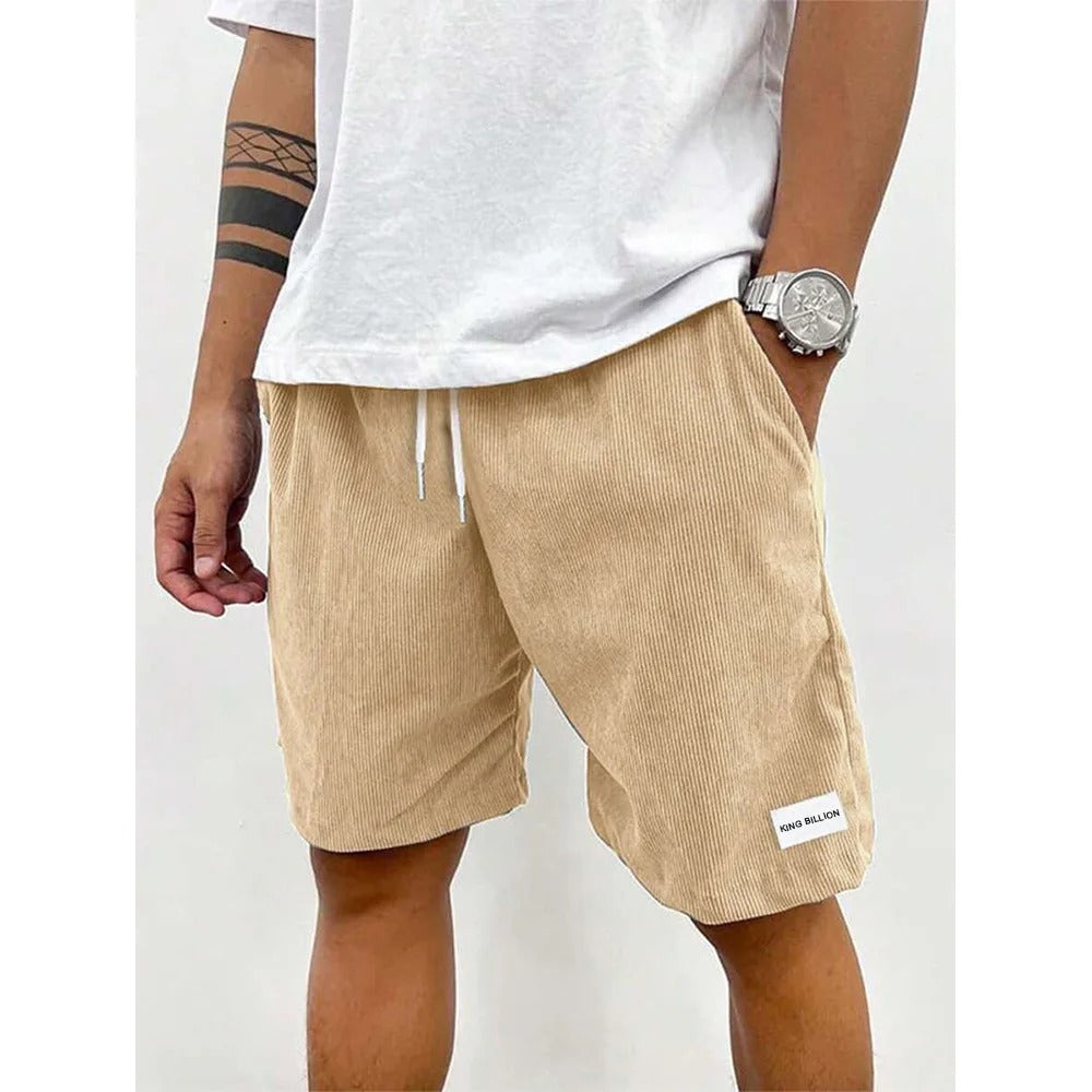 Casual shorts i fløjl til mænd