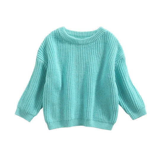 Casual strikket pullover til børn
