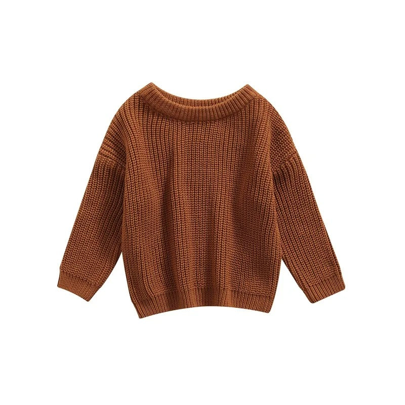 Casual strikket pullover til børn