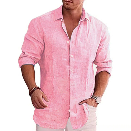 Casual linned polo til mænd