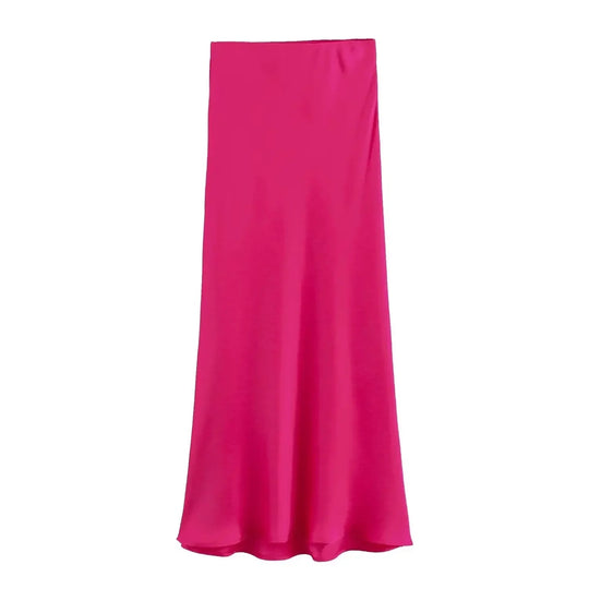 Kvinders Slim Fit Satin Snøre-kjole