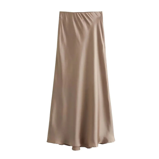 Kvinders Slim Fit Satin Snøre-kjole