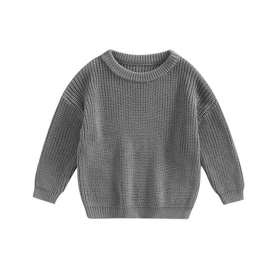 Casual strikket pullover til børn