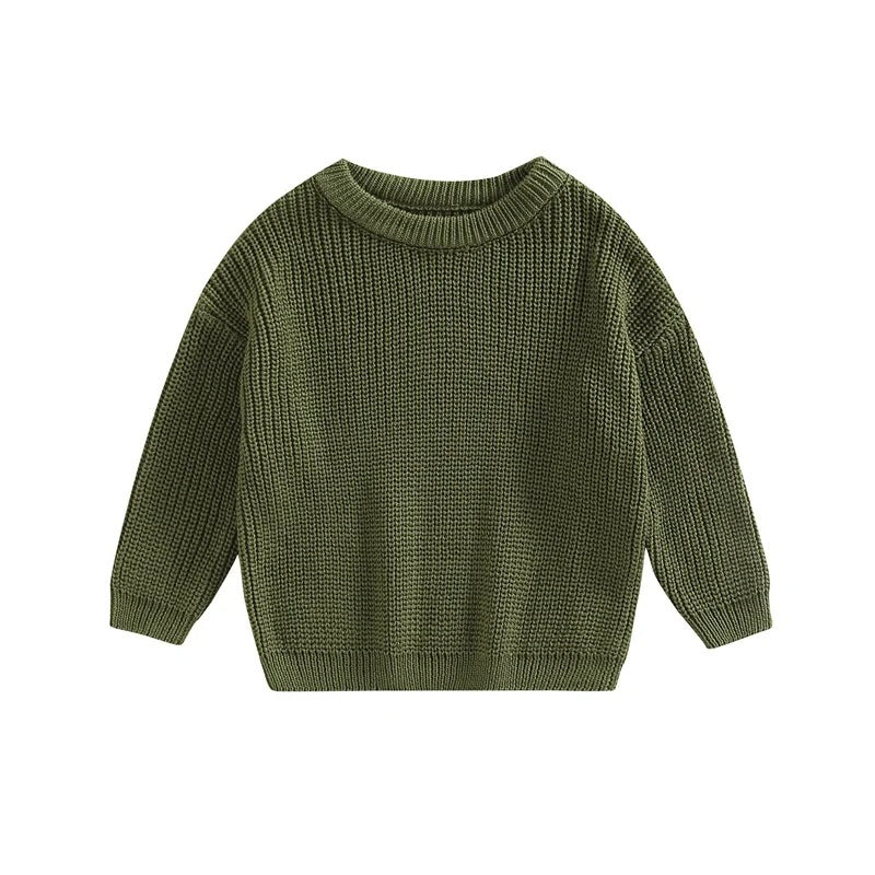 Casual strikket pullover til børn